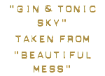 gin and tonic sky